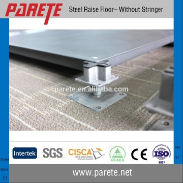 Bare covering steel raised floor system