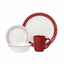 Modern Melamine Western Dinner Set - Family Classic Dinnerware