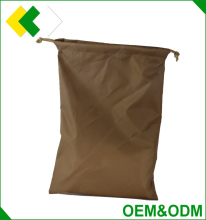 High quality 210D polyester draw string shoe bag