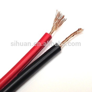 high quality copper conductor clear jacket speaker cable