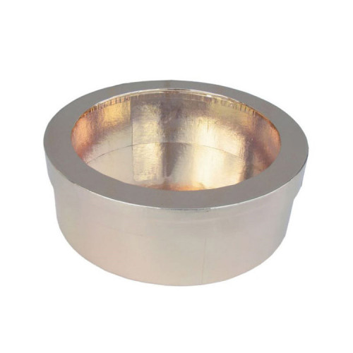 Gold Foil Paper Cardboard Round Tube Box