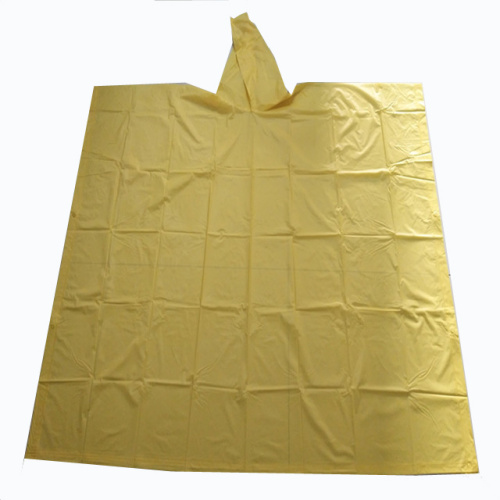 Tissu imperméable de motif de poncho de pluie en plastique