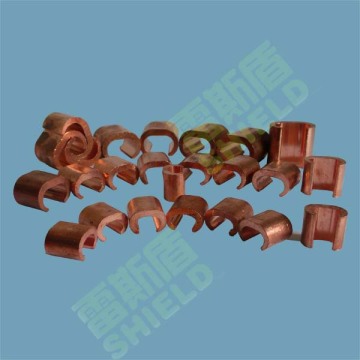 Copper C crimp connector/ C cable clamp for sale