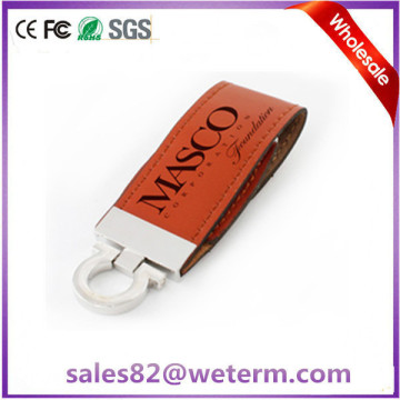 Leather USB U Disk Thumb Drive