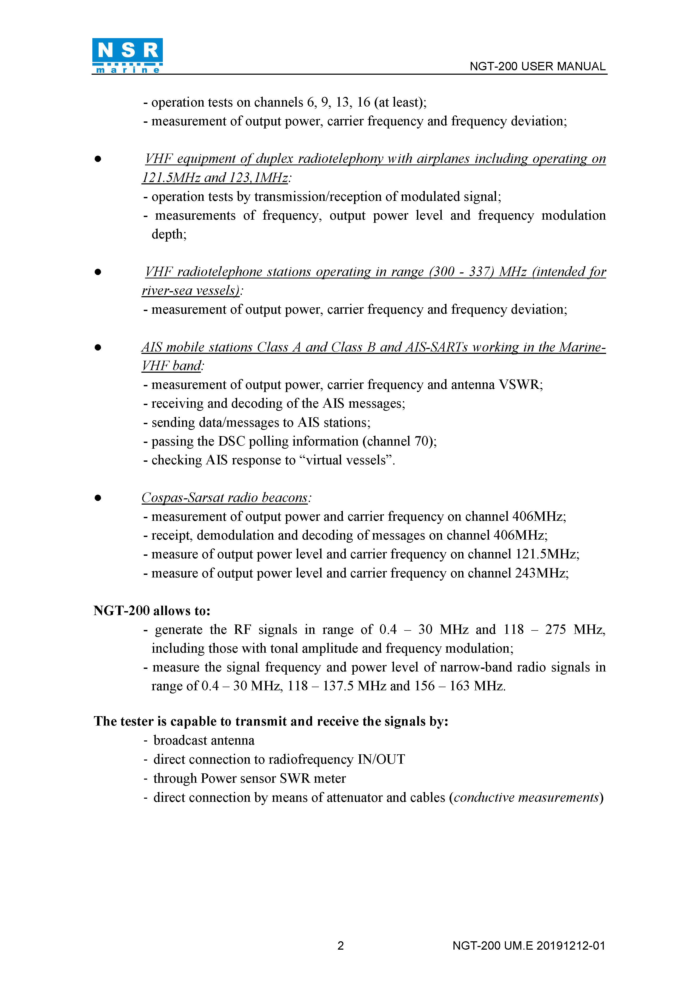 Marine Electronics Maritime Navigation Communication NGT-200 VHF DSC AIS MOB SART EPIRB PLB MF HF RADIO DSC NAVTEX GMDSS Tester