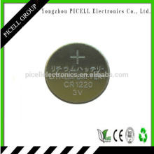 3V lithium button battery CR1220 with UL and SGS