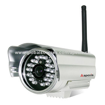 Wireless Waterproof Surveillance IR IP Camera, CCTV Infrared IR-cut for Day and Night Monitoring