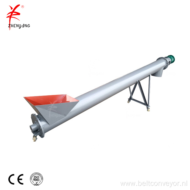 Small industry grain spiral screw conveyor