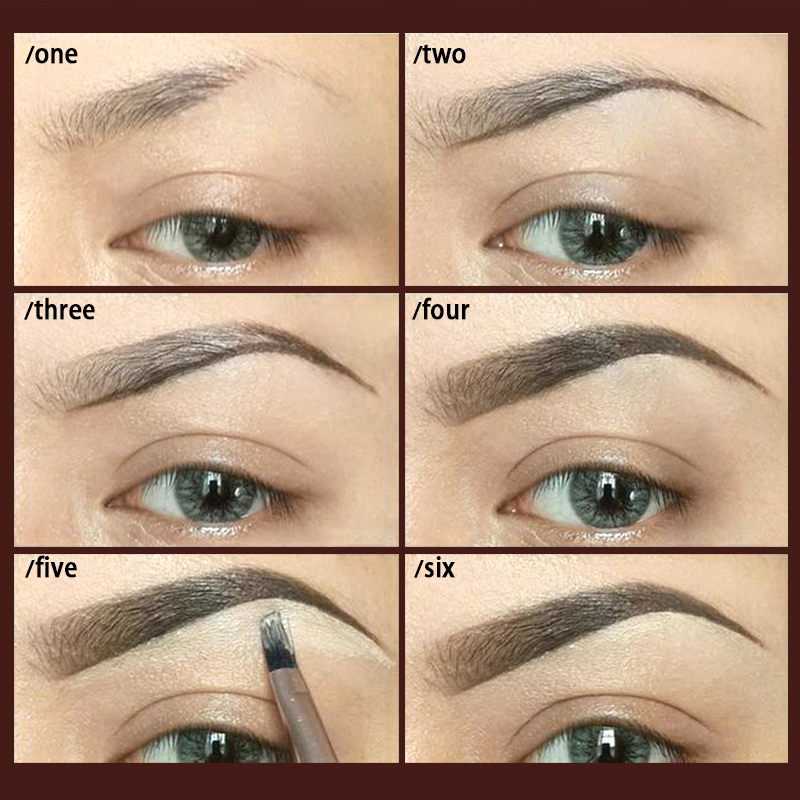 Waterproof Eyebrow Enhancer Makeup Pen Permanent Eye Liner Brow Pencils Paint Eyebrow Pencil Item Pcs Feature Powder