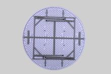 Outdoor hotel banquet Round Plastic Folding Table