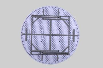 Outdoor hotel banquet Round Plastic Folding Table