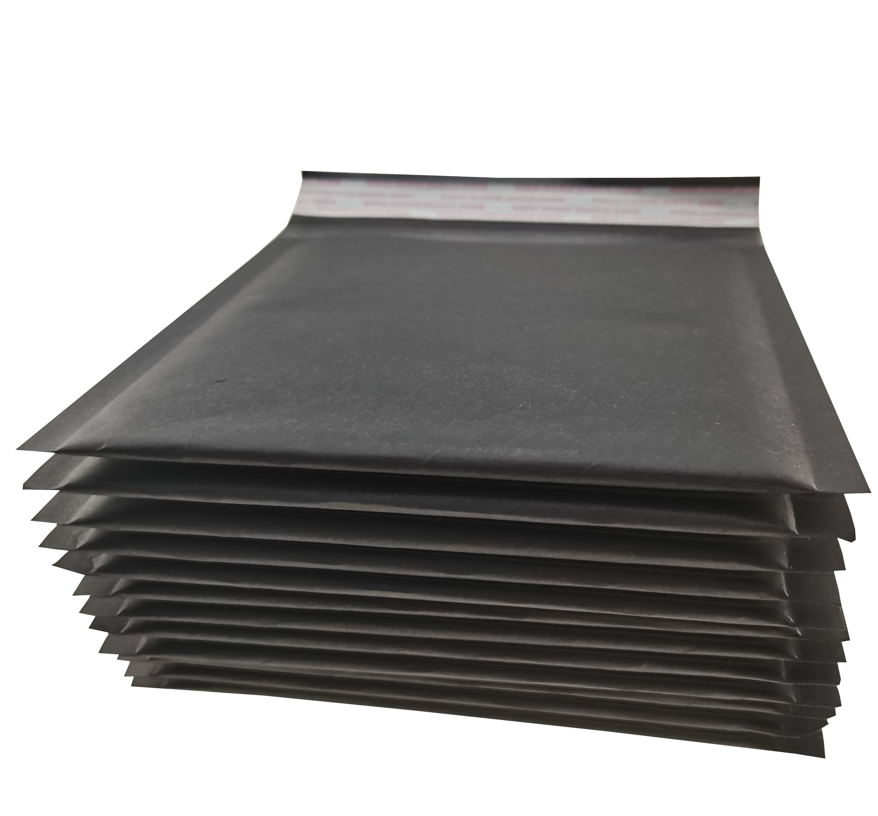 Black kraft bubble mailers