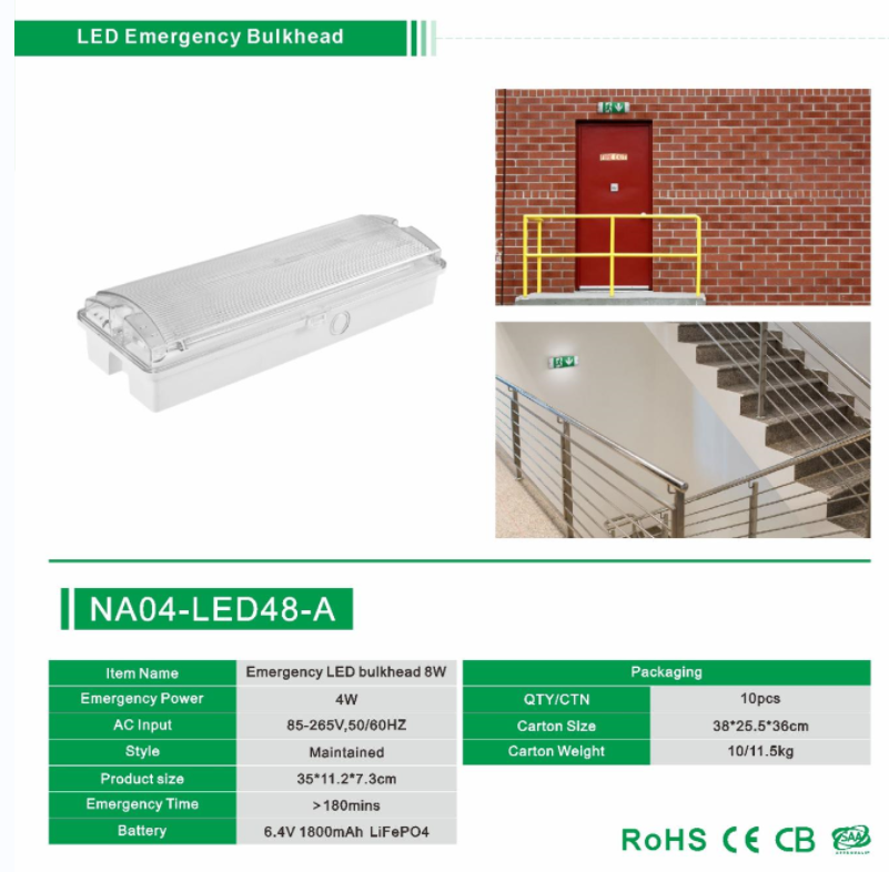 Led Exit Bulkhead