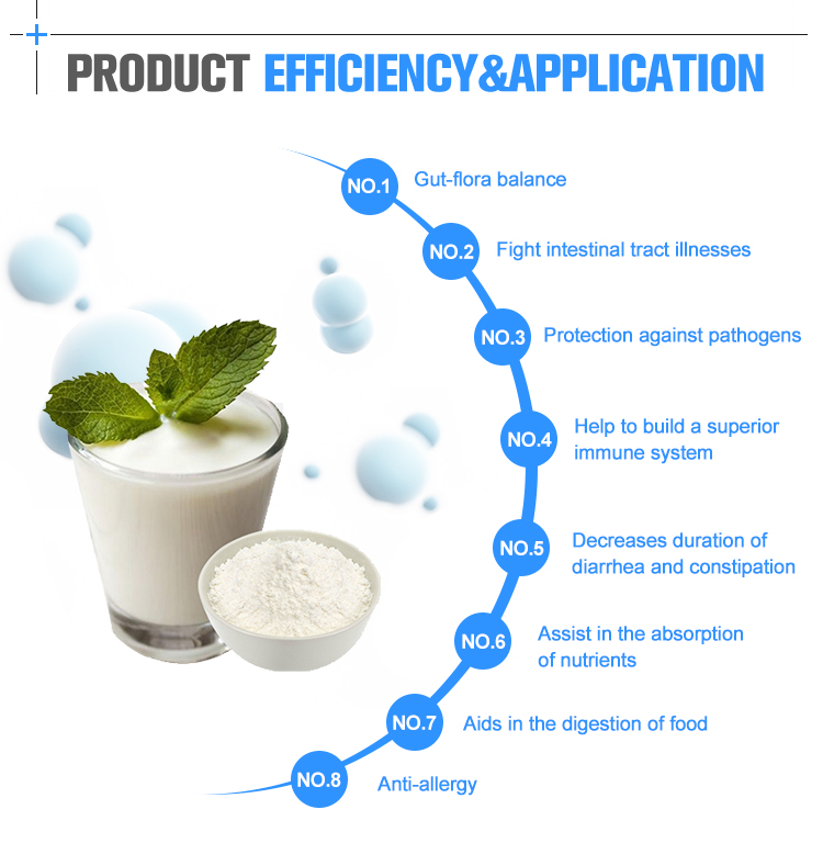 Shandong zhongke oem bulk probiotic powder