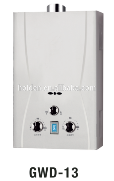 GWD-13 6L-20L open flue gas water heater lpg gas geyser