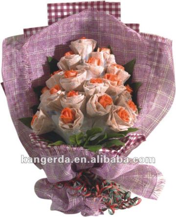 paper mesh/flower wrapping material/paper cloth