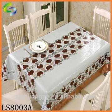 Laser Clear Plastic sheet Pvc Dining Table Cover