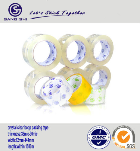 China Factory BOPP Crystal Clear Tape