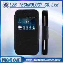 LZB Leather Phone Case For Wiko Darkside