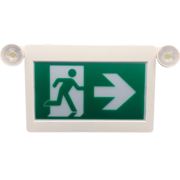Rechargeable Exit Sign for Emergency Lighting Systems - Light Combo
