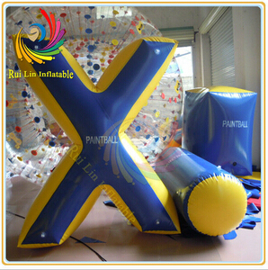 RLPB003 X Shape Paintball Bunkers/Inflatable Paintball Bunkers/cheap paintball bunkers
