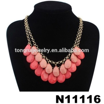 costume beaded statement necklace bohemian jewelry wholesale