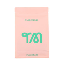 Biodegradable Recycle block bottom tea packaging bag