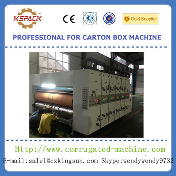 corrugated carton flexo printing machine