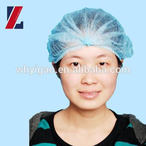 Disposable hair cap single ealstic clip cap