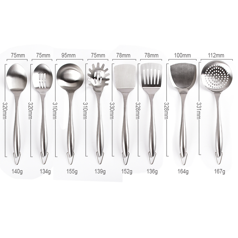 Cooking Utensil Set Stainless Steel