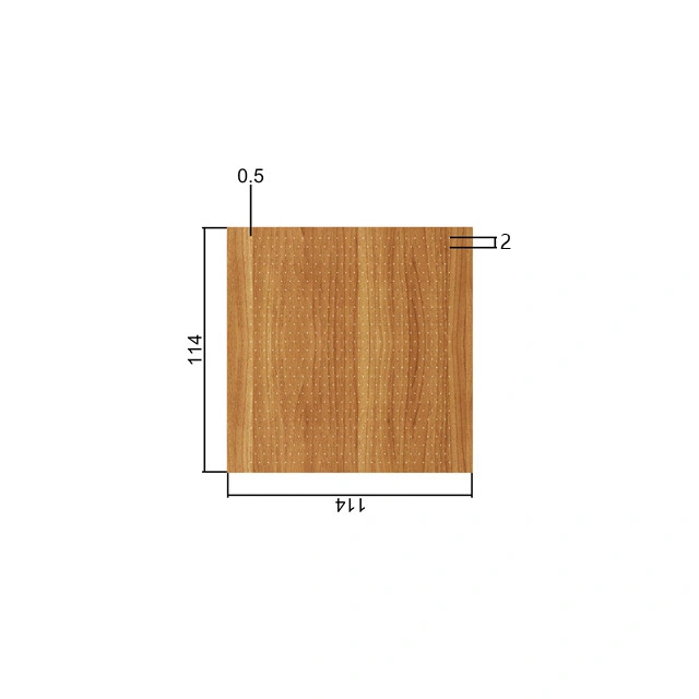 MDF Board Sound Proofing Material Ultramicroporous Wooden Timber Acoustic Wall Panels