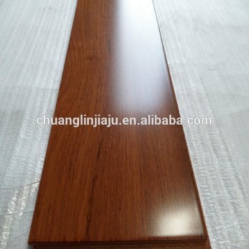 2015 new glossy engineering teak timber flooring tiles