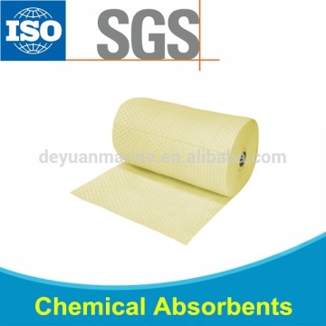 Yellow Hazardous Chemical Absorbents Rolls