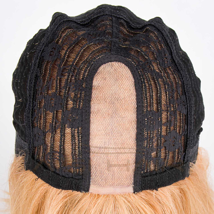 Aisi Hair Wholesale Price 100% Human Hair Hand Tied Wig , 613 Short Blonde Wig