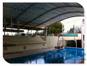 hot sale tent type aluminum pool cover,swimming pool tent