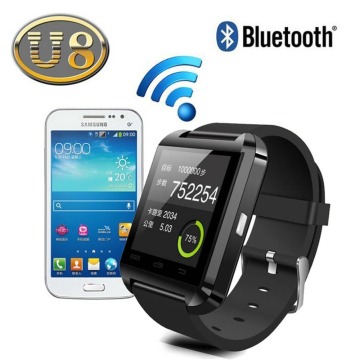 Waterproof Android Smart Watch U8, U8 Smart Watch with Camera and SIM Card Slot