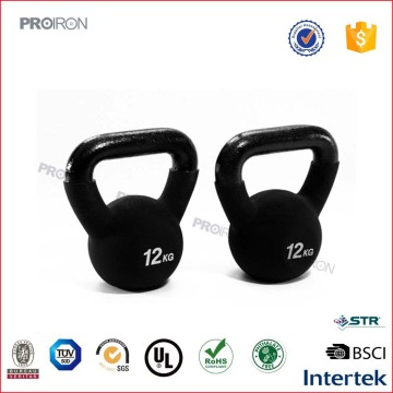 2015 fitness product Neoprene kettle bell 12kg