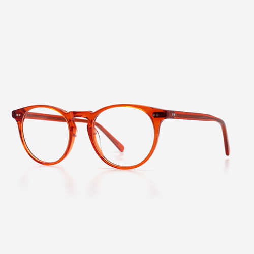 Round Keyhole Acetate Women and Men Optical Frames