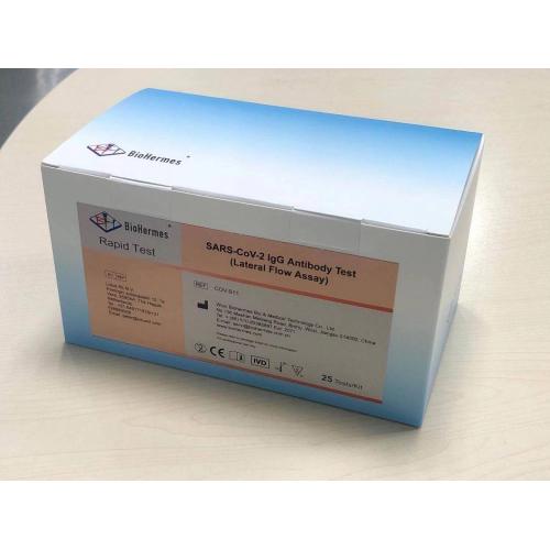 Cassette de test rapide d'immunoglobuline G COVID-19