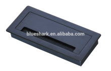 Multifunction desktop cable connection cubby grommet box