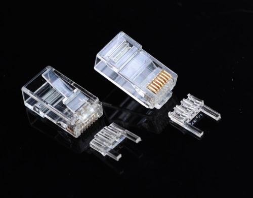 Conector chapado en oro Cat 6