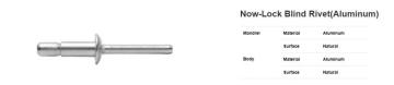 Now-Lock Blind Rivet(Aluminum)