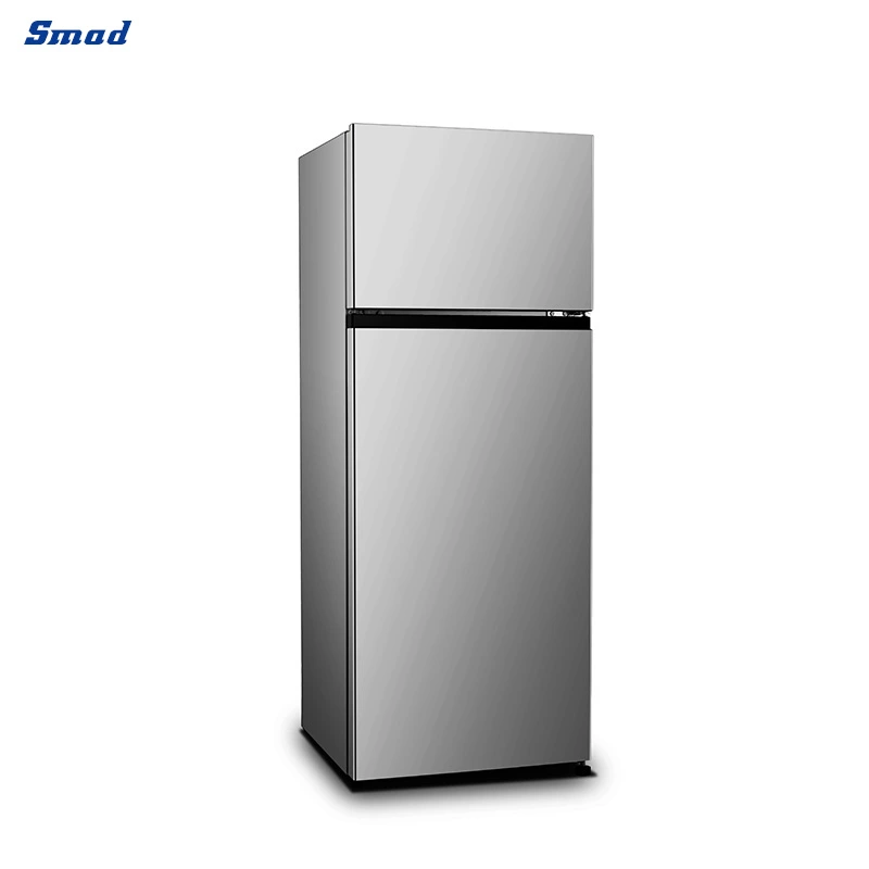 Smad 110V Household Home Double Door Top Freezer Refrigerators Fridges