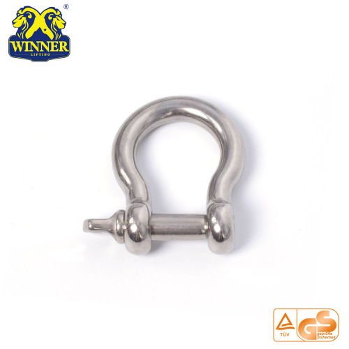 Grilhão de aço inoxidável Heavy Duty U Shackle