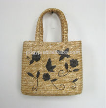 Promotion wheat straw handbag