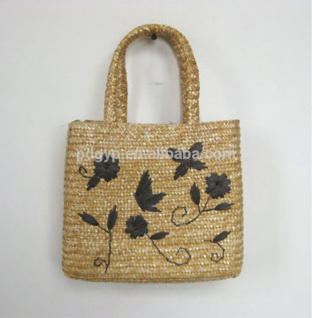 Promotion wheat straw handbag