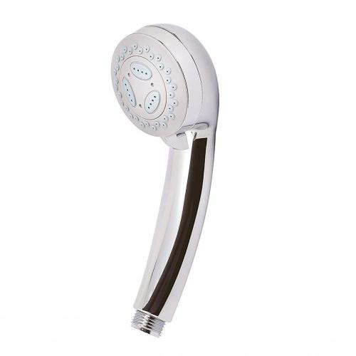 Water saving high pressure handheld shower shut-off button