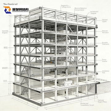 High-quality Multi-storey Steel Building Projects