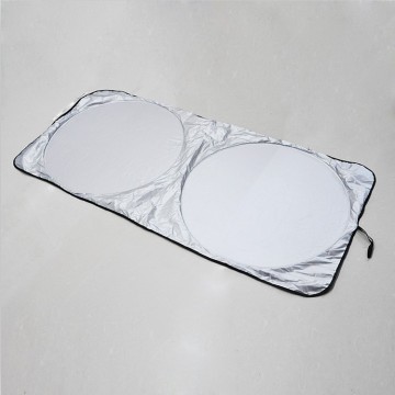 Car sun shield for front window