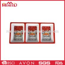 2016 christmas best selling melamine snake plate